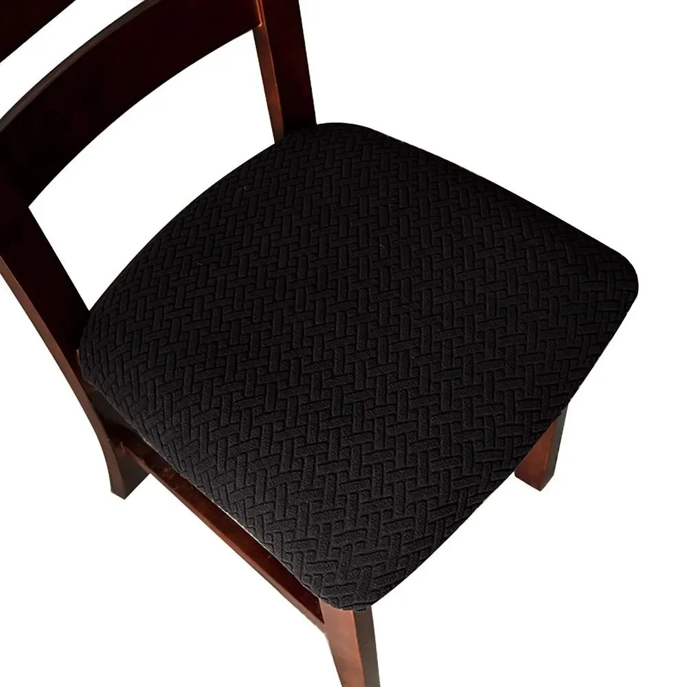 Set of 4, Seat Covers for Dining Room Washable Chair Seat Slipcovers